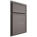 Shiloh Cabinetry Partial Overlay Napa Horizontal White Oak Plain Cut Flagstone Door