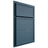 Shiloh Cabinetry Partial Overlay Napa Horizontal White Oak Plain Cut Hudson Door