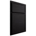 Shiloh Cabinetry Partial Overlay Napa Horizontal White Oak Plain Cut Ink Door