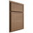 Shiloh Cabinetry Partial Overlay Napa Horizontal White Oak Plain Cut Medium Door