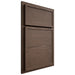 Shiloh Cabinetry Partial Overlay Napa Horizontal White Oak Plain Cut Mineral Door