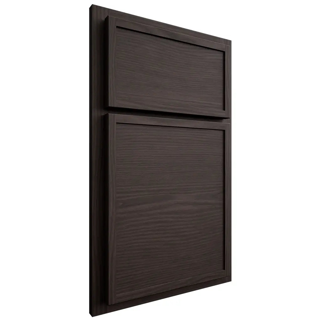 Shiloh Cabinetry Partial Overlay Napa Horizontal White Oak Plain Cut Morel Door