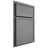 Shiloh Cabinetry Partial Overlay Napa Horizontal White Oak Plain Cut Sterling Door