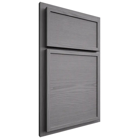 Shiloh Cabinetry Partial Overlay Napa Horizontal White Oak Plain Cut Sterling Door