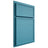 Shiloh Cabinetry Partial Overlay Napa Horizontal White Oak Quarter Sawn Aqua Door