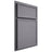 Shiloh Cabinetry Partial Overlay Napa Horizontal White Oak Quarter Sawn Cadet Door