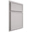Shiloh Cabinetry Partial Overlay Napa Horizontal White Oak Quarter Sawn Cotton Door