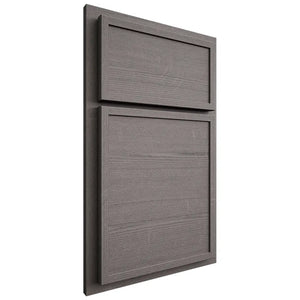 Shiloh Cabinetry Partial Overlay Napa Horizontal White Oak Quarter Sawn Flagstone Door
