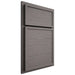 Shiloh Cabinetry Partial Overlay Napa Horizontal White Oak Quarter Sawn Flagstone Door