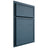 Shiloh Cabinetry Partial Overlay Napa Horizontal White Oak Quarter Sawn Hudson Door