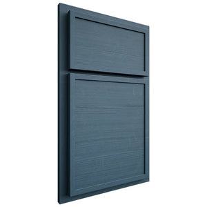 Shiloh Cabinetry Partial Overlay Napa Horizontal White Oak Quarter Sawn Hudson Door