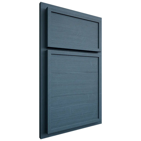 Shiloh Cabinetry Partial Overlay Napa Horizontal White Oak Quarter Sawn Hudson Door