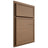 Shiloh Cabinetry Partial Overlay Napa Horizontal White Oak Quarter Sawn Medium Door