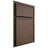 Shiloh Cabinetry Partial Overlay Napa Horizontal White Oak Quarter Sawn Mineral Door