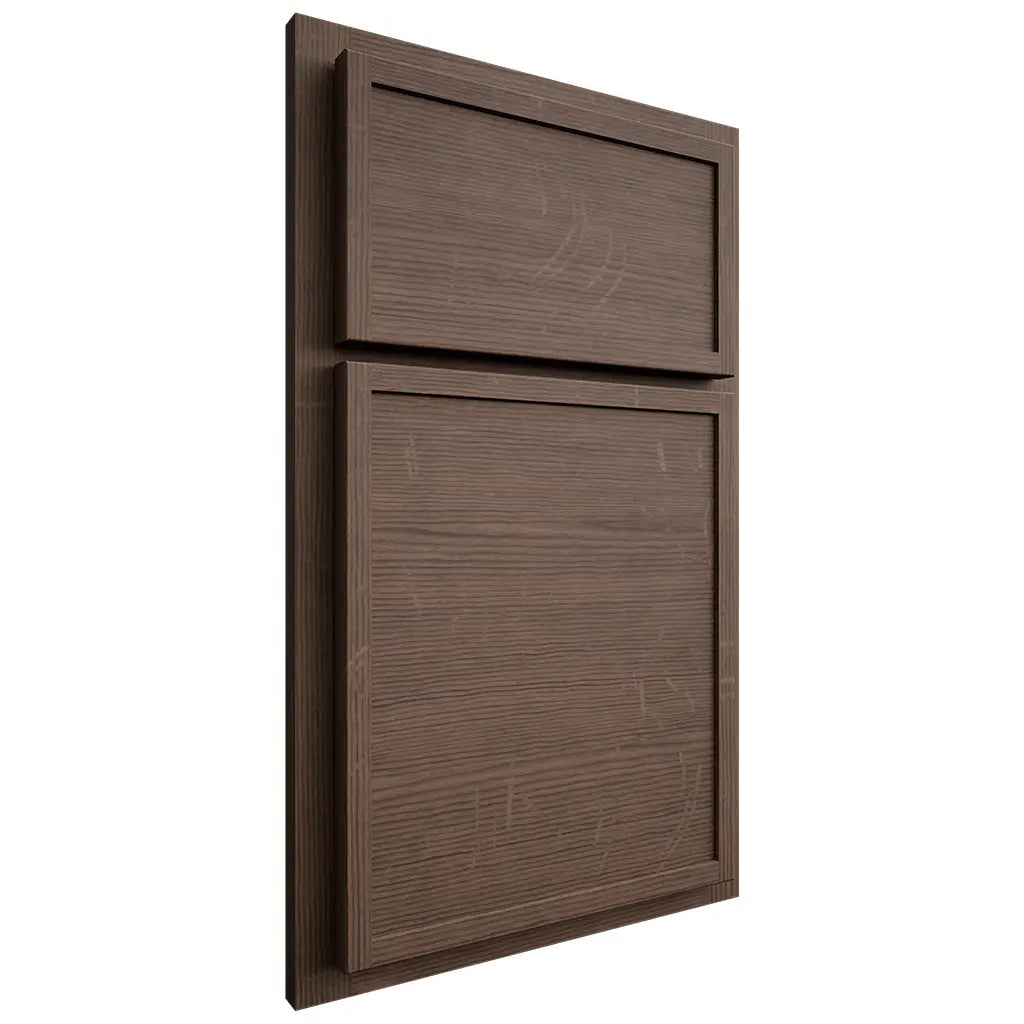 Shiloh Cabinetry Partial Overlay Napa Horizontal White Oak Quarter Sawn Mineral Door