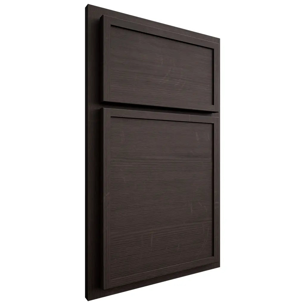 Shiloh Cabinetry Partial Overlay Napa Horizontal White Oak Quarter Sawn Morel Door