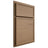 Shiloh Cabinetry Partial Overlay Napa Horizontal White Oak Quarter Sawn Natural Door