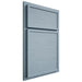 Shiloh Cabinetry Partial Overlay Napa Horizontal White Oak Quarter Sawn Sky Door