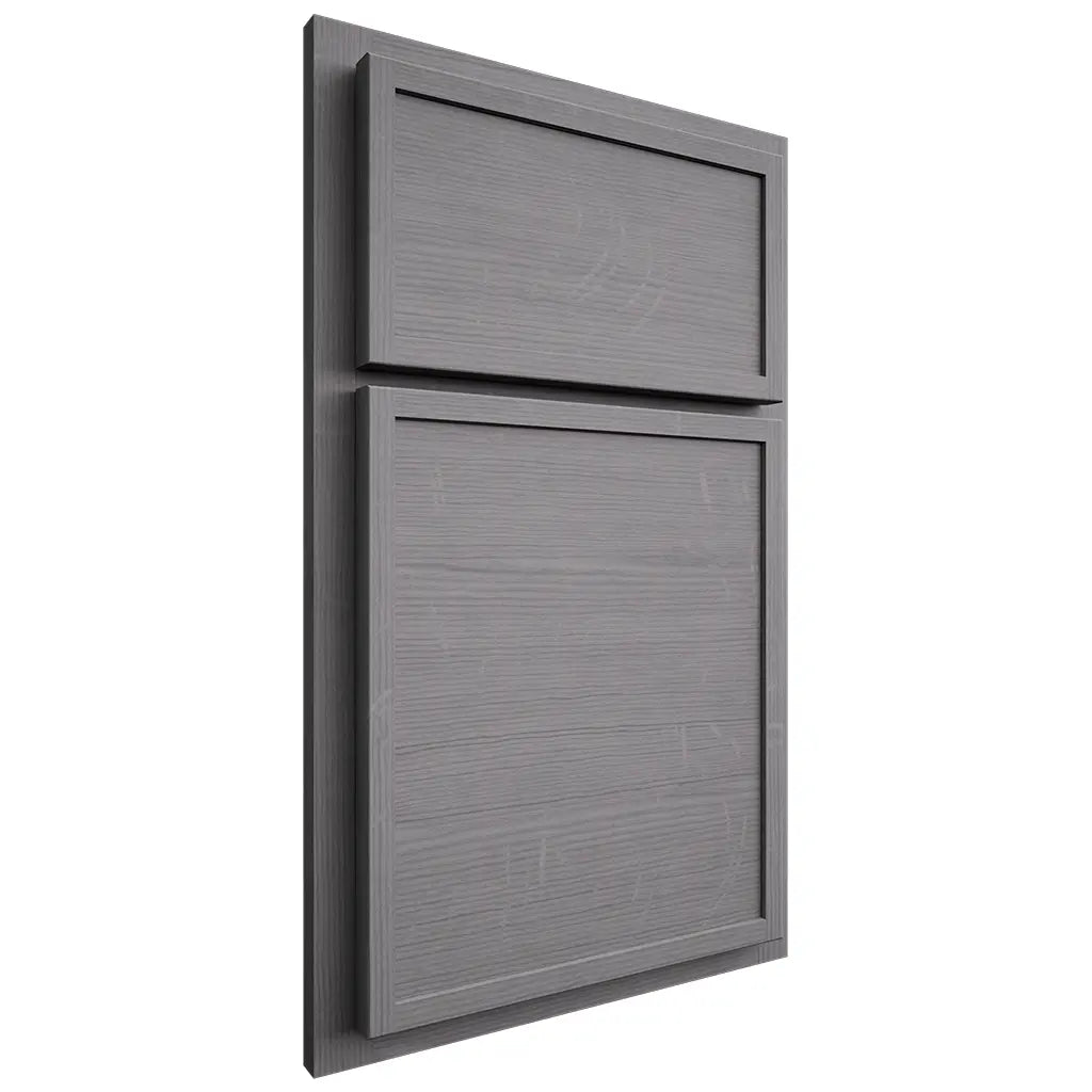 Shiloh Cabinetry Partial Overlay Napa Horizontal White Oak Quarter Sawn Sterling Door