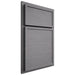 Shiloh Cabinetry Partial Overlay Napa Horizontal White Oak Quarter Sawn Sterling Door