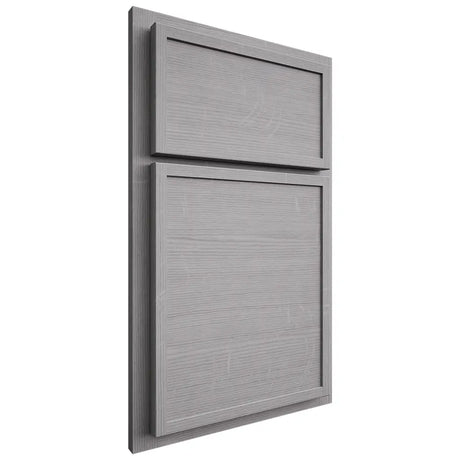 Shiloh Cabinetry Partial Overlay Napa Horizontal White Oak Quarter Sawn Stratus Door