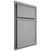 Shiloh Cabinetry Partial Overlay Napa Horizontal White Oak Quarter Sawn Stratus Door