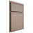 Shiloh Cabinetry Partial Overlay Napa Horizontal White Oak Quarter Sawn Whitewash Door