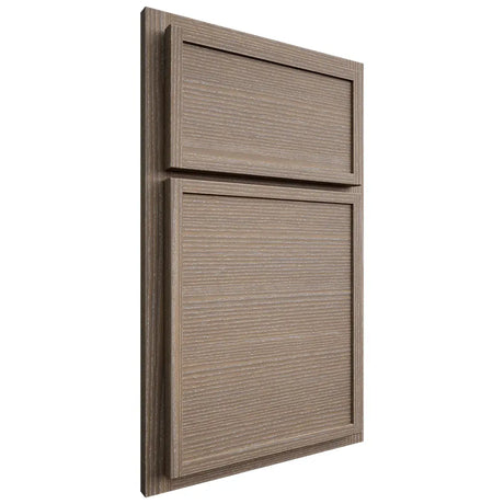 Shiloh Cabinetry Partial Overlay Napa Horizontal White Oak Rift Cut Almond Door