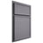 Shiloh Cabinetry Partial Overlay Napa Horizontal White Oak Rift Cut Cadet Door