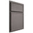 Shiloh Cabinetry Partial Overlay Napa Horizontal White Oak Rift Cut Flagstone Door