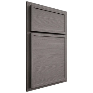 Shiloh Cabinetry Partial Overlay Napa Horizontal White Oak Rift Cut Flagstone Door