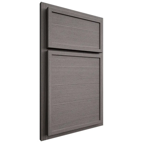 Shiloh Cabinetry Partial Overlay Napa Horizontal White Oak Rift Cut Flagstone Door