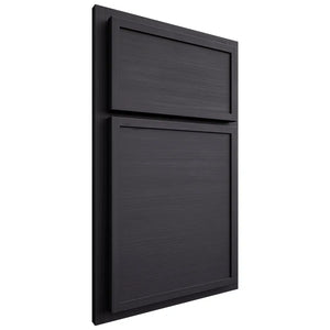 Shiloh Cabinetry Partial Overlay Napa Horizontal White Oak Rift Cut Harbor Door