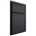 Shiloh Cabinetry Partial Overlay Napa Horizontal White Oak Rift Cut Harbor Door
