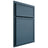 Shiloh Cabinetry Partial Overlay Napa Horizontal White Oak Rift Cut Hudson Door