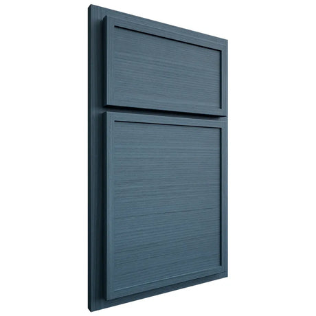 Shiloh Cabinetry Partial Overlay Napa Horizontal White Oak Rift Cut Hudson Door