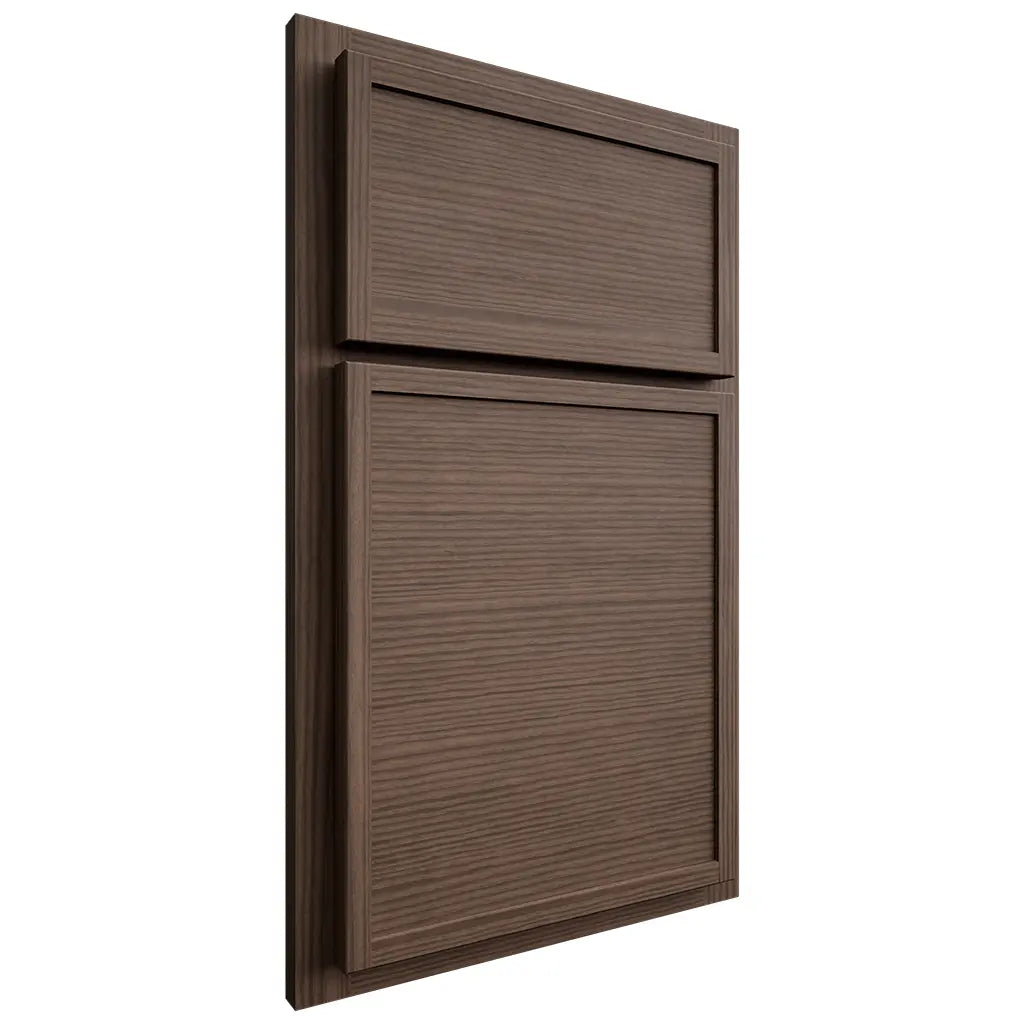 Shiloh Cabinetry Partial Overlay Napa Horizontal White Oak Rift Cut Mineral Door