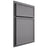 Shiloh Cabinetry Partial Overlay Napa Horizontal White Oak Rift Cut Sterling Door