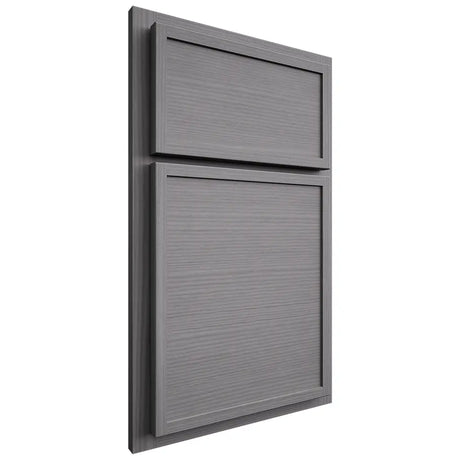 Shiloh Cabinetry Partial Overlay Napa Horizontal White Oak Rift Cut Sterling Door