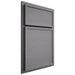 Shiloh Cabinetry Partial Overlay Napa Horizontal White Oak Rift Cut Sterling Door
