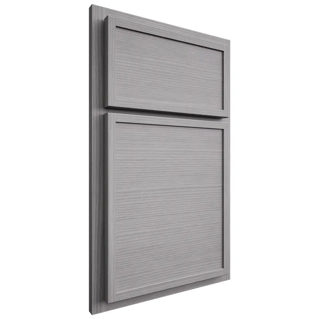 Shiloh Cabinetry Partial Overlay Napa Horizontal White Oak Rift Cut Stratus Door