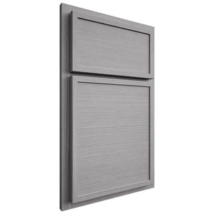 Shiloh Cabinetry Partial Overlay Napa Horizontal White Oak Rift Cut Stratus Door
