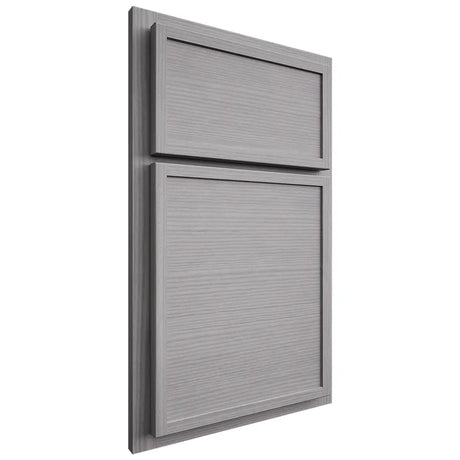 Shiloh Cabinetry Partial Overlay Napa Horizontal White Oak Rift Cut Stratus Door