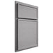 Shiloh Cabinetry Partial Overlay Napa Horizontal White Oak Rift Cut Stratus Door