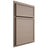 Shiloh Cabinetry Partial Overlay Napa Horizontal White Oak Rift Cut Whitewash Door