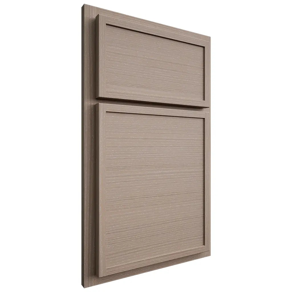 Shiloh Cabinetry Partial Overlay Napa Horizontal White Oak Rift Cut Whitewash Door
