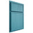 Shiloh Cabinetry Partial Overlay Napa Vertical Alder Plain Cut Aqua Door
