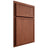 Shiloh Cabinetry Partial Overlay Napa Vertical Alder Plain Cut Sierra Door