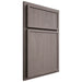 Shiloh Cabinetry Partial Overlay Napa Vertical Alder Plain Cut Stonehenge Door