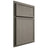 Shiloh Cabinetry Partial Overlay Napa Vertical Alder Plain Cut Thyme Door